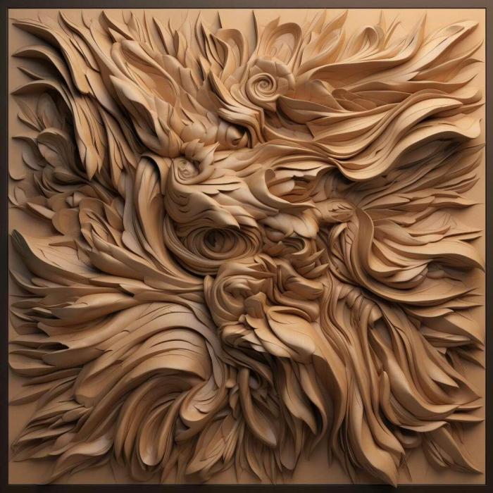 نموذج ثلاثي الأبعاد لآلة CNC 3D Art 